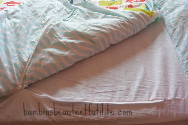 Grobag Gro-to-Bed Drap-housse de Rechange avec Parure de Lit 3 en 1 Blanc 190 x 90 cm 
