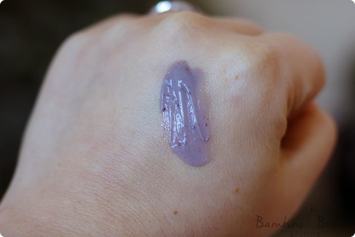 Texture masque violet smoothie