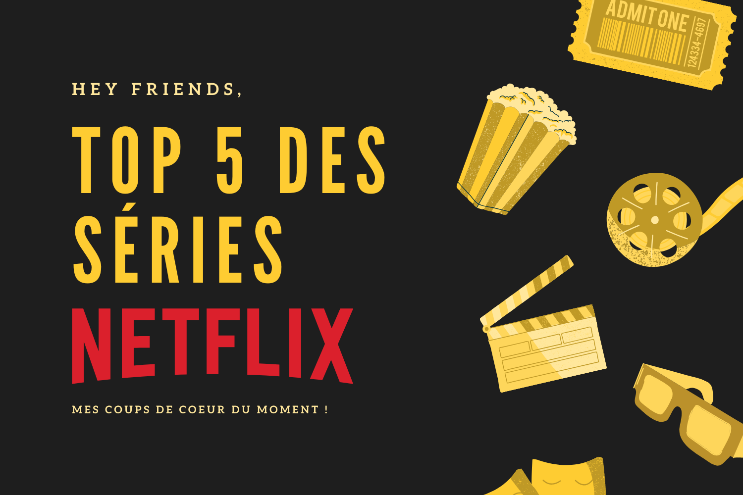 Netflix palmarès de mes cinq séries favorites du moment