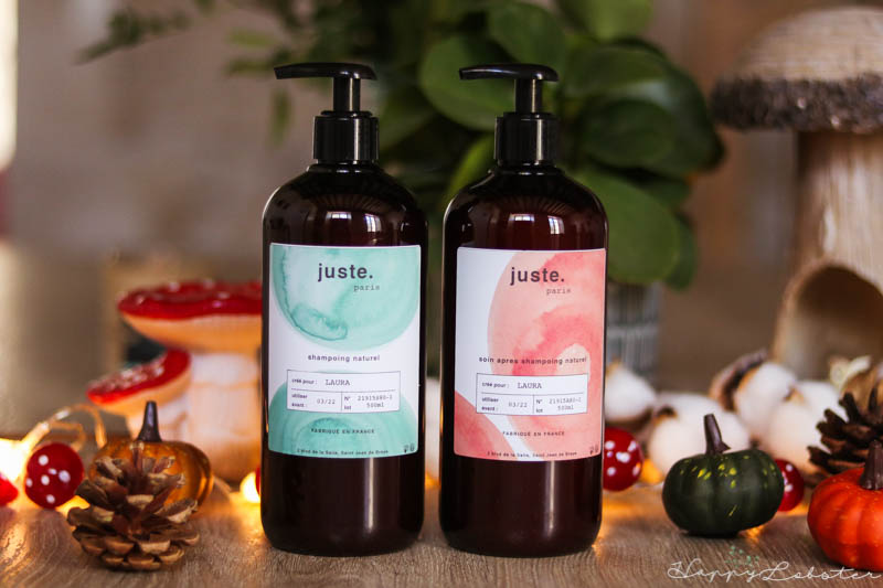 Duo sur-mesure shampoing et après-shampoing Juste Paris