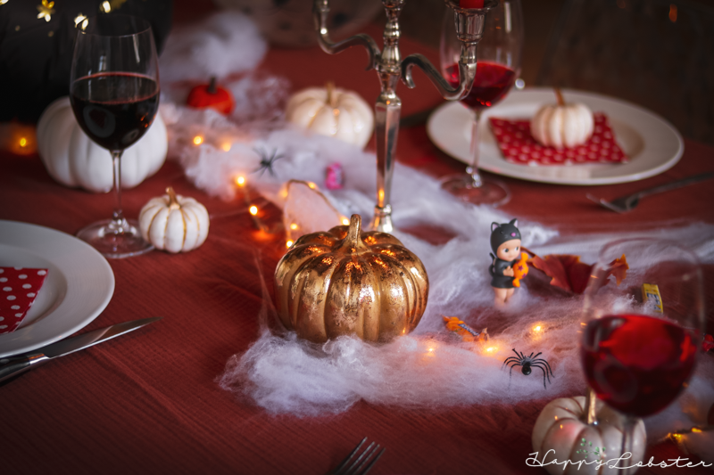 décoration de table d'Halloween